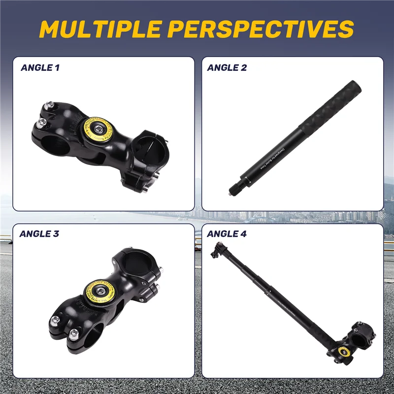 A10R Adjustable Handlebar Bracket Mount For Insta360, Gopro Motorcycle Bicycle Invisible Selfie Stick