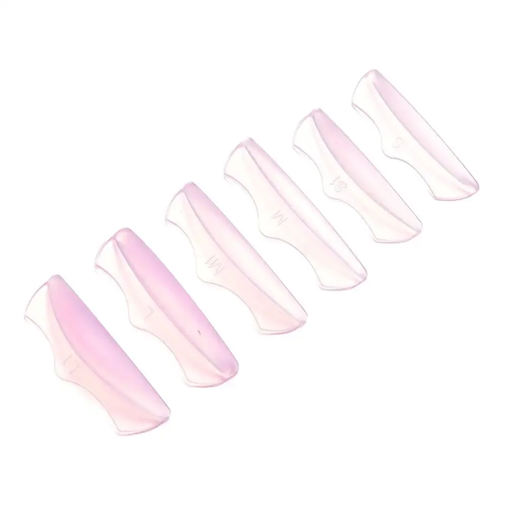 6 paires d'accessoires de maquillage, tampon de permanente de cils en Silicone, outils applicateurs réutilisables, Kit de levage de cils, bricolage