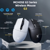 MCHOSE G3 Gaming Mouse Wireless Bluetooth 2.4G&Type-C 3 Modes mouse Lightweight PAW3311 Sensor Switch Long Battery 1000hz