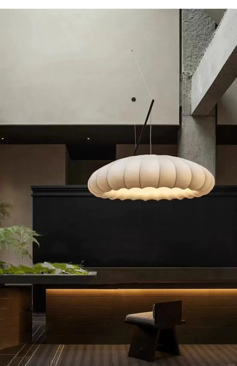 Nordic Bar LED Pendant Light Fabric E27