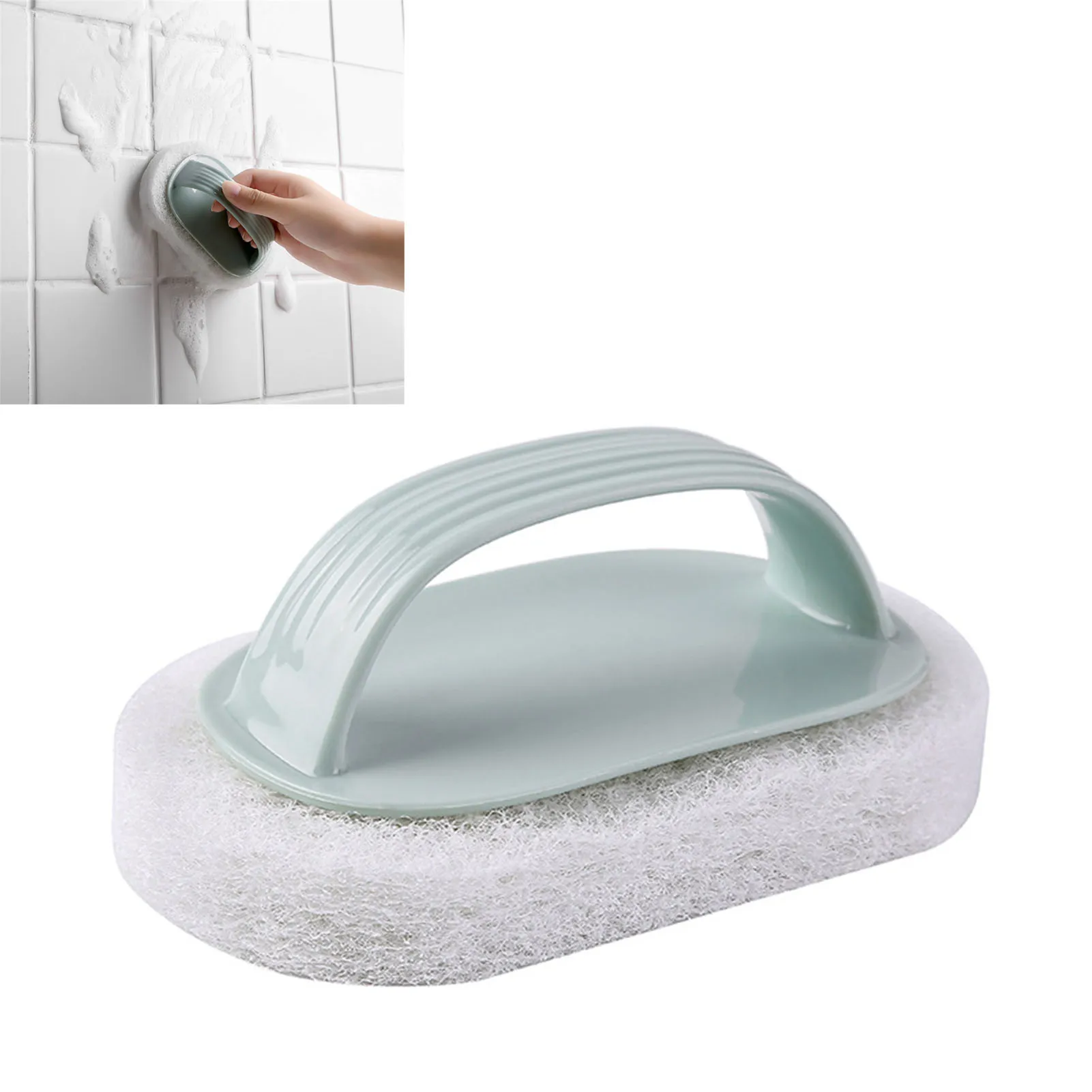 

Bathtub Washing Brush Effective With T Handle Bathtub Sponge Scrubber For Kitchen Bathroom Tile