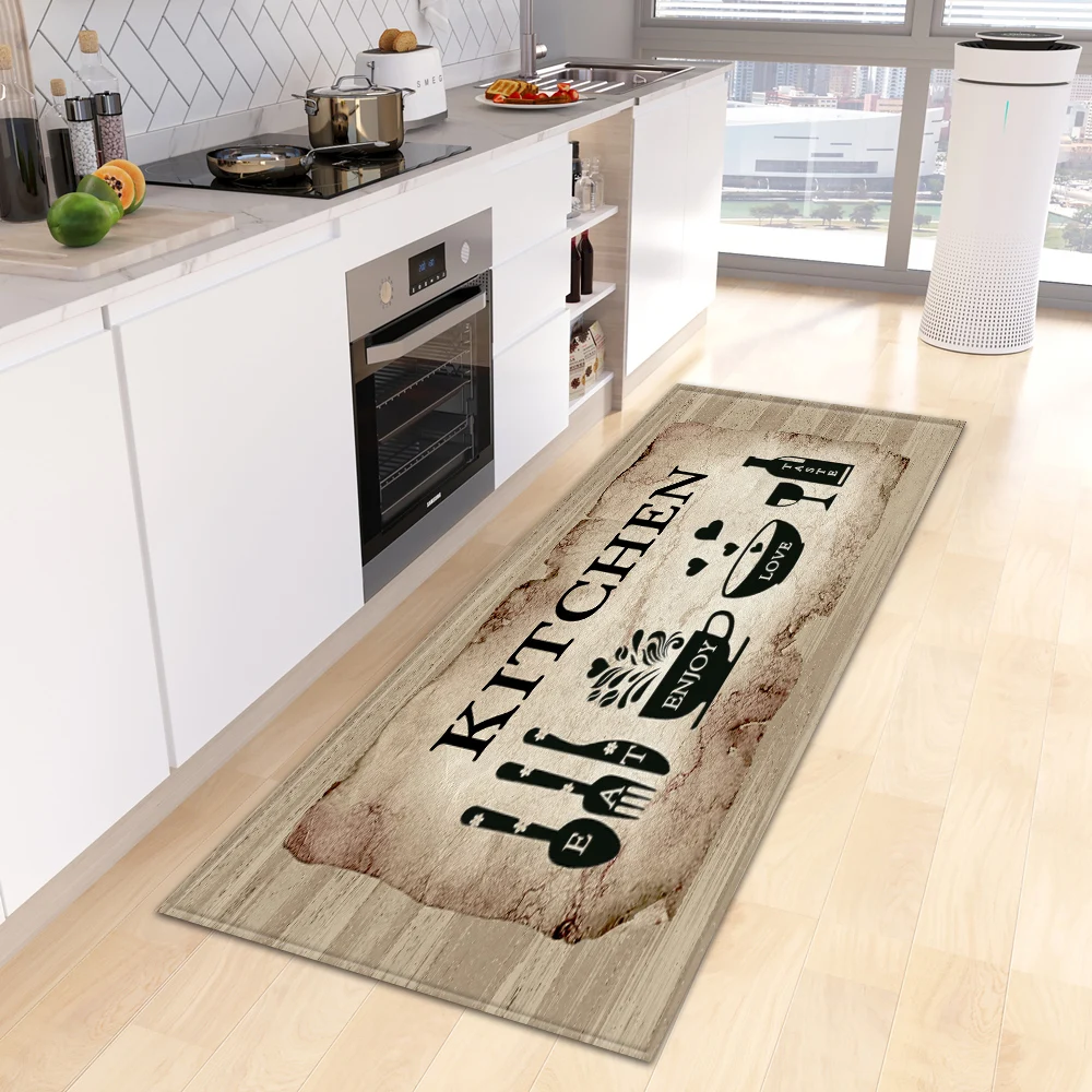 Kitchen Rug Entrance Doormat House Living Room Balcony Decor Carpet Custom Hallway Door Bedroom Floor Bathroom Non-Slip Foot Mat