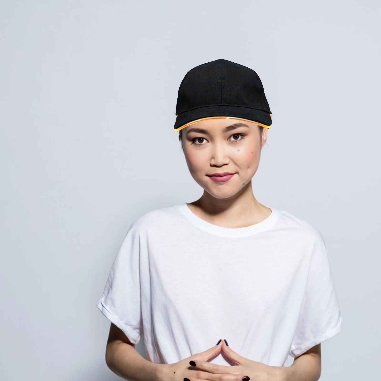 

1Set Charging Light Baseball Hat Bright LED Illuminated Peaked Cap for Night Cycling Walking Safe Outdoor Activity Gear