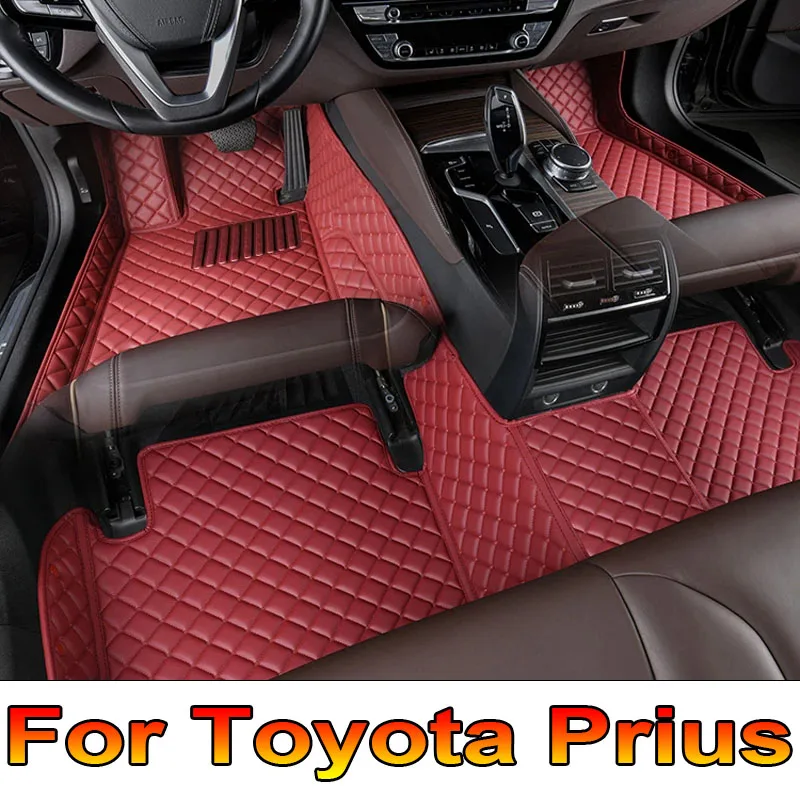 

Car Floor Mats For Toyota Prius XW50 MK4 2016 2017 2018 2019 2020 2021 2022 Carpets Rugs Luxury Leather Mat Rugs Car Accessories