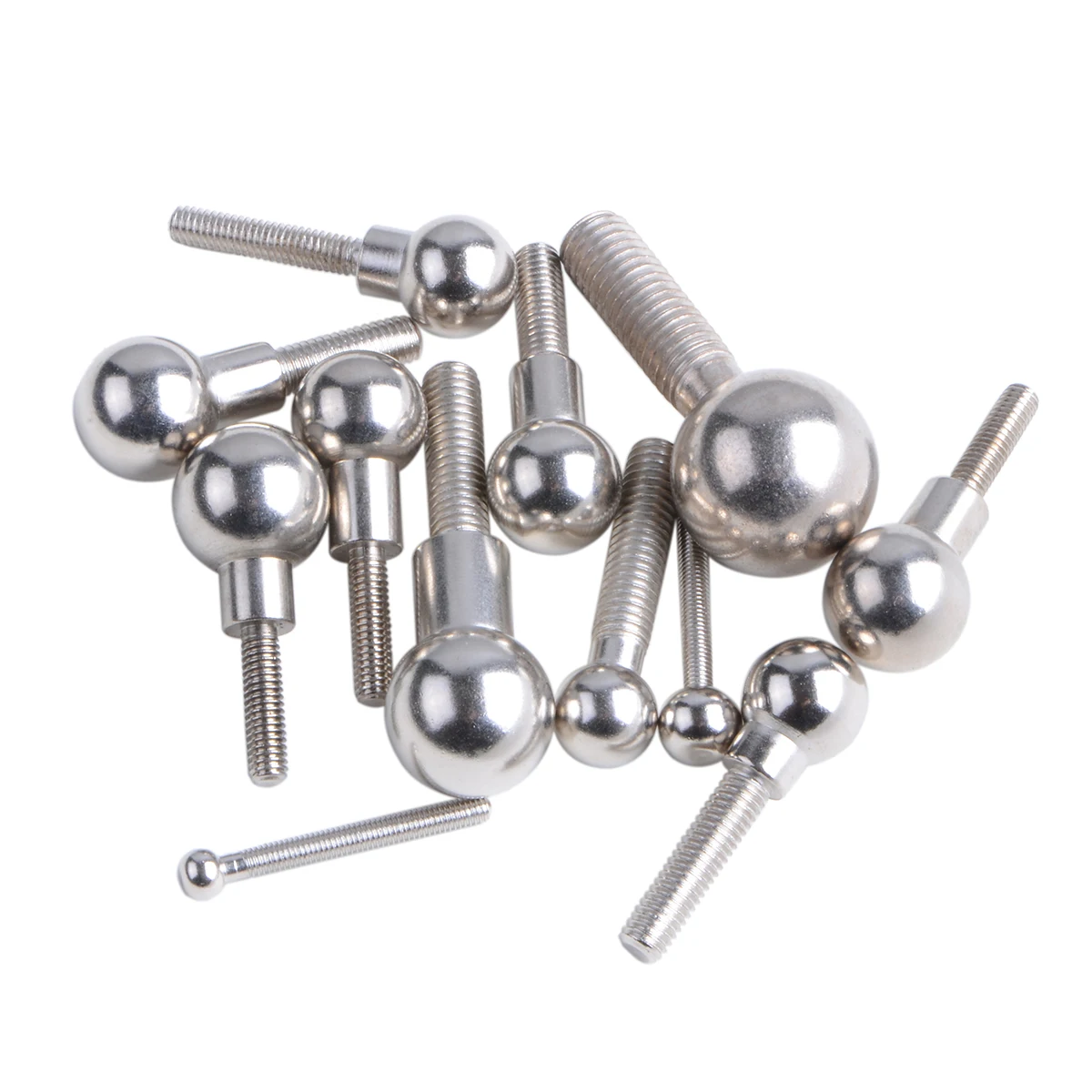 

Spherical Ball Screw 20mm Diameter Carbon Steel Parts CNC 3D Printer Accessories Joint Rust Prevention Lightweight