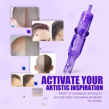 Mast Rotary Tattoo Pen Machine Kit Trådlös 3,0 mm slaglängd med 20 st Mast Pro patronnålar Professionell tatueringsmaskin Set 10 best sales Mast tattoo pen - №1