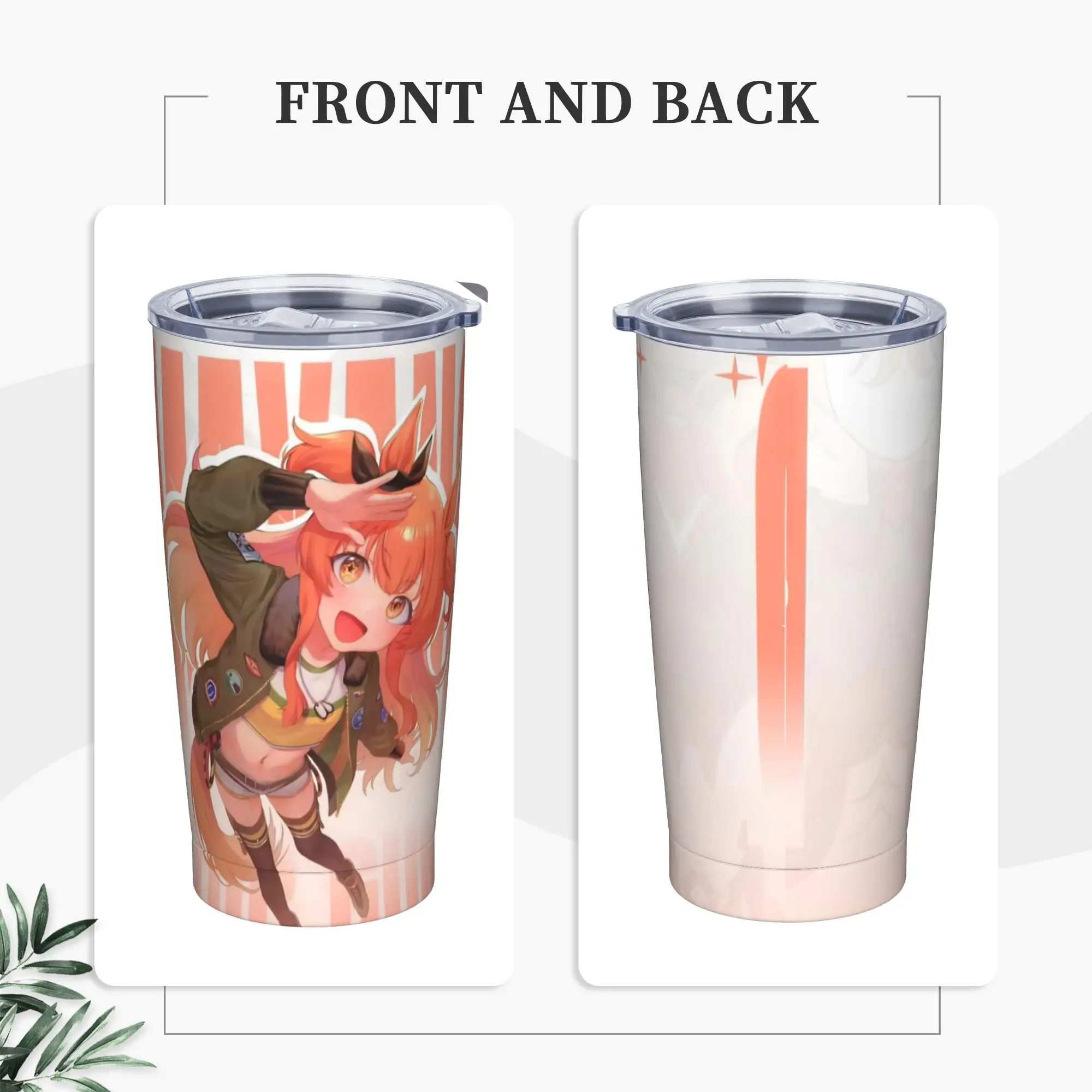 Stainless Steel Tumbler Umamusume Pretty Derby Mayano Top Gun Thermal Cups  Insulated Cold and Hot Mugs Cup Beach Water Bottle