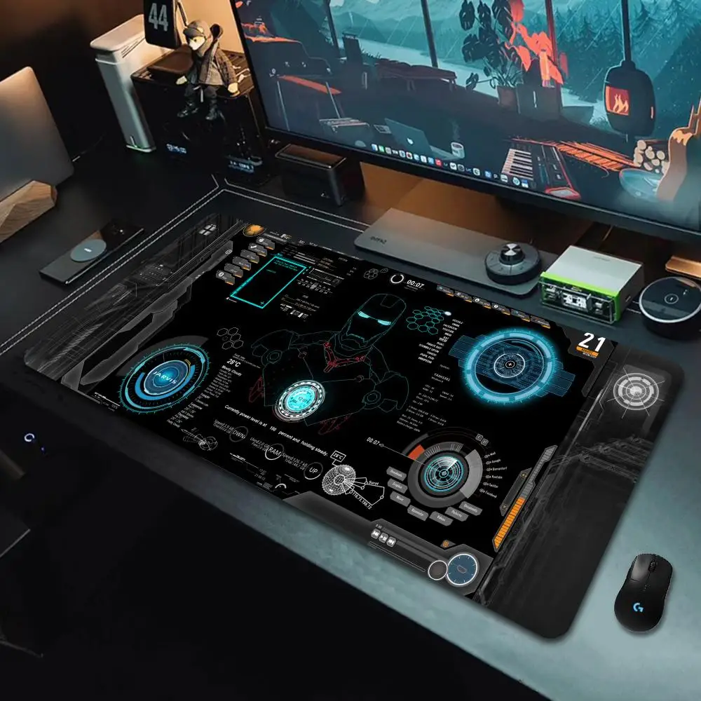 

Large Gaming Mouse Pad, Gaming Mech Interior Style Mouse Pad, Laptop Accessories,stitched Edges,suitable for Office and Home Use