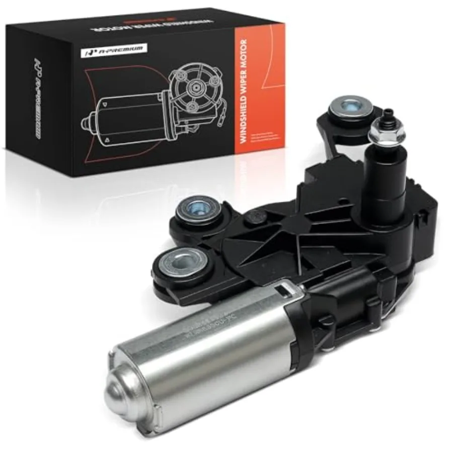 

Rear Windshield Wiper Motor Compatible with Audi A3/A3 Quattro 2006-2013, A4 Quattro 2003-2008, Q5 2009-2016, Q7 2007-2015, S4
