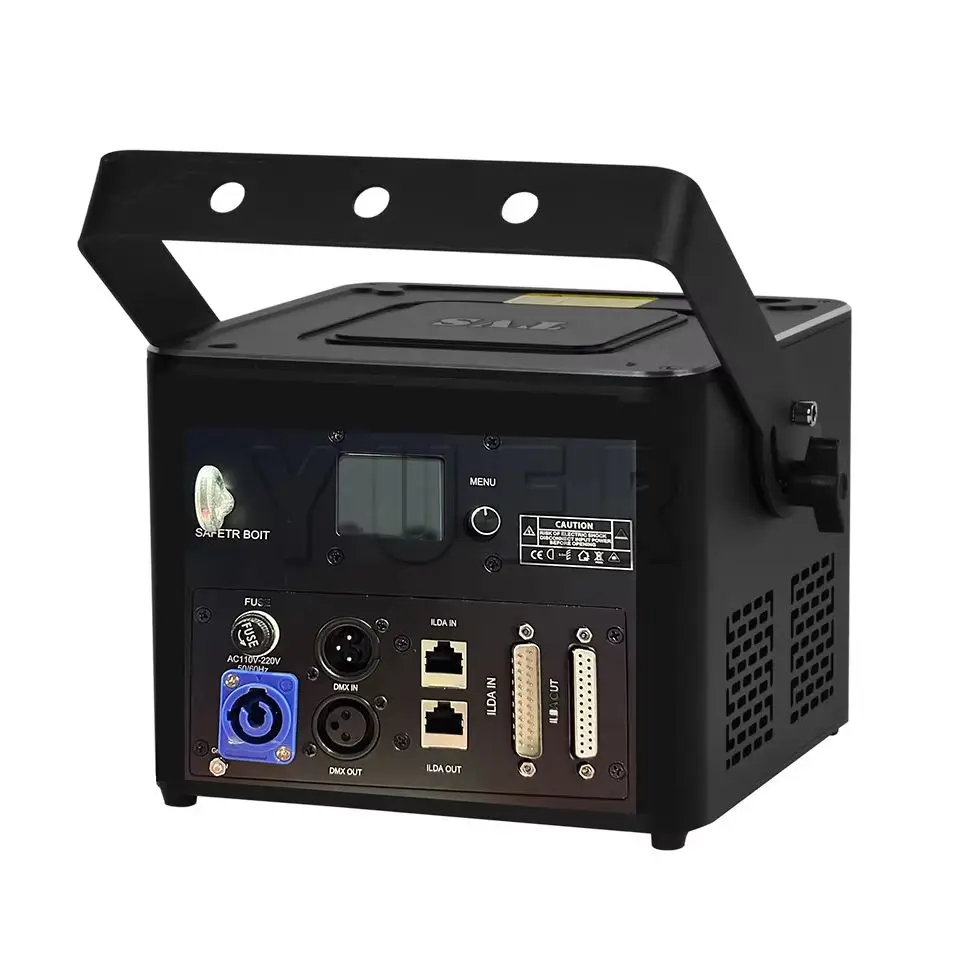 YUER APP 8W Animation Stage Lighting Projector Laser Party Show 30Kpps Scanner Beam DJ Disco  Party Bar Club Stage Lighting Line