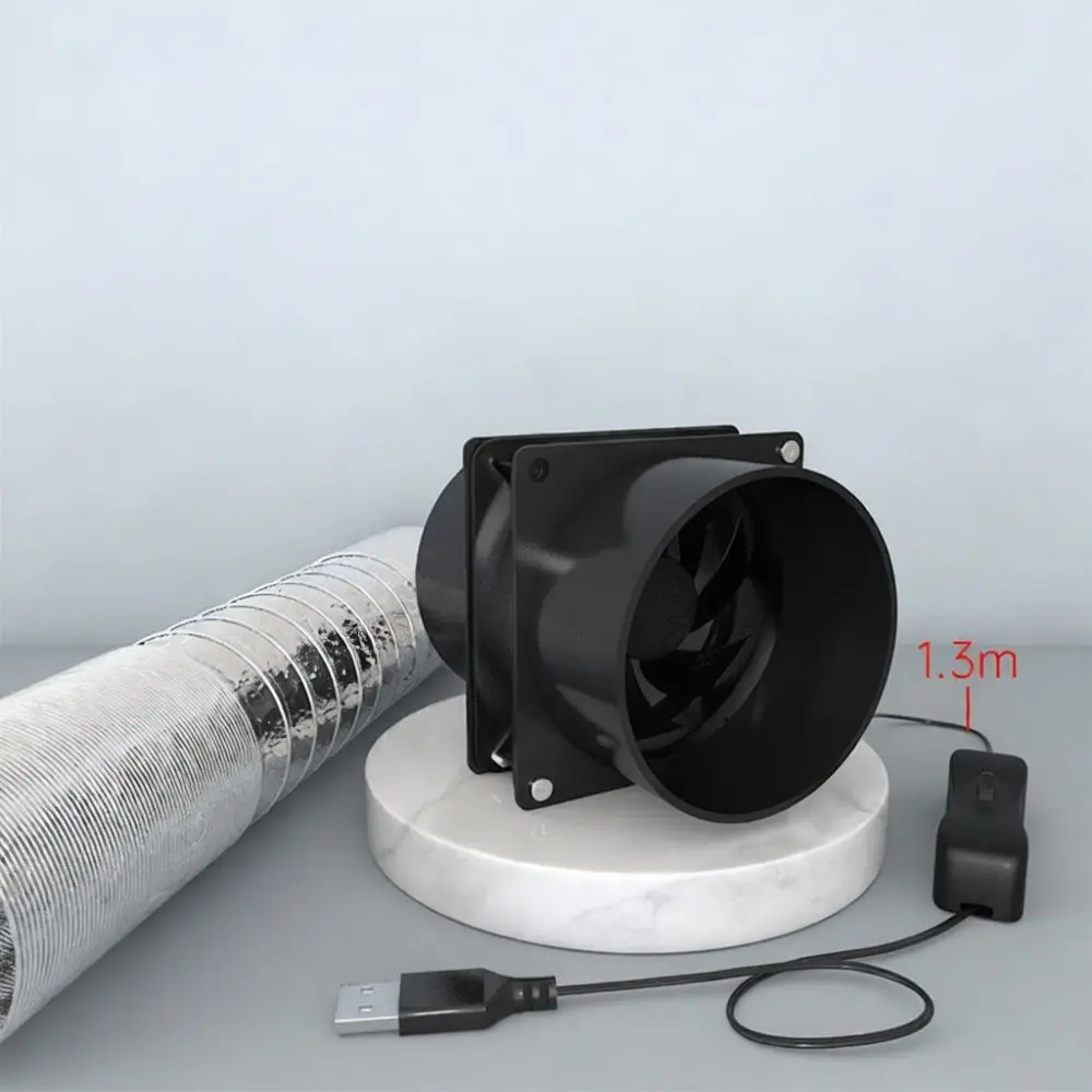 Quiet Air Extractor Blower For Moxibustion Sessions Desktop Ventilation Duct Fan Device USB Portable Indoor Tool