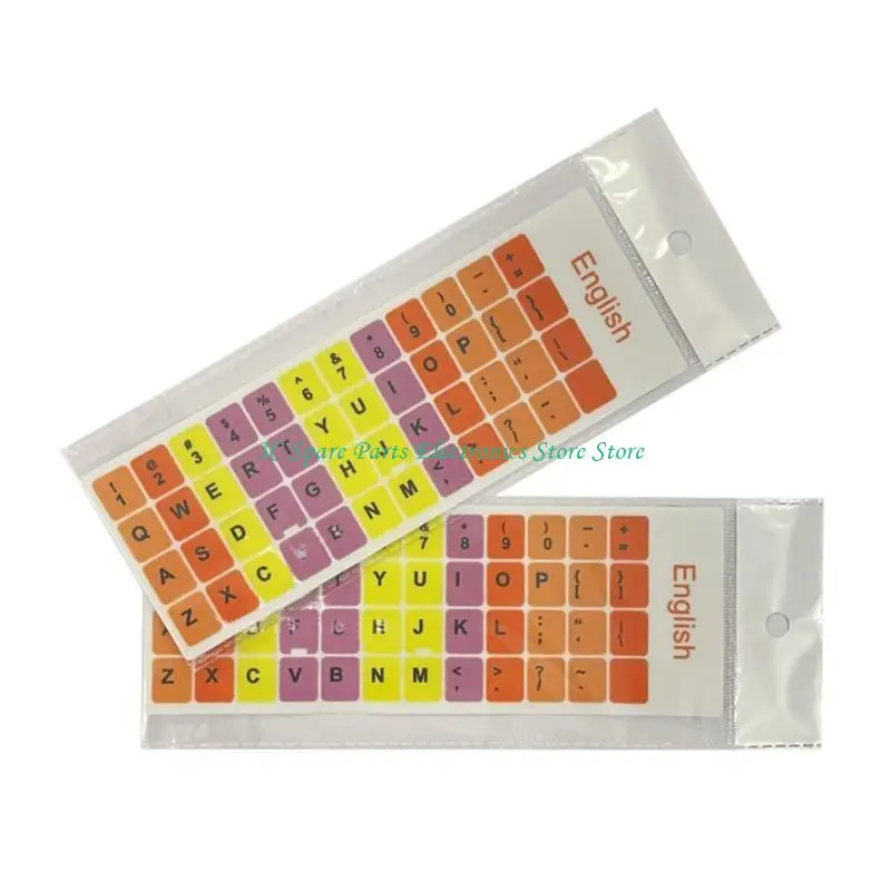 SZ Add splashes of Color to Your keyboards with Stylish English keyboards Stickers Replacement Suitable for Various Layouts
