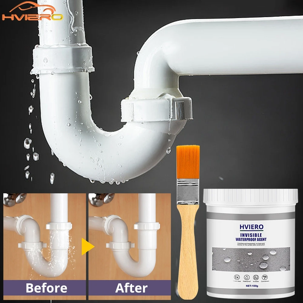 

Waterproof Sealant Agent Transparent Toilet Anti-Leak Nano Repair Broken Encapsulating Adhesive Leak Trapping Tools Multipurpose