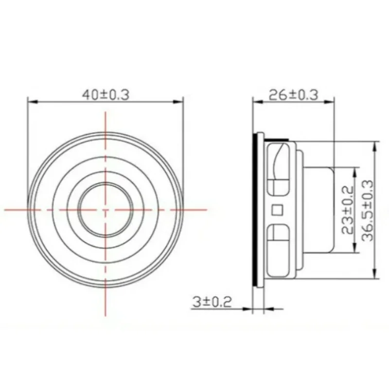 SOTAMIA 2 قطعة 1.5 بوصة مكبر صوت صغير مضخم صوت 40 مللي متر 4 أوم 6 واط باس مكبر الصوت الصوت المسرح المنزلي لتقوم بها بنفسك مكبر صوت بخاصية البلوتوث المحمول