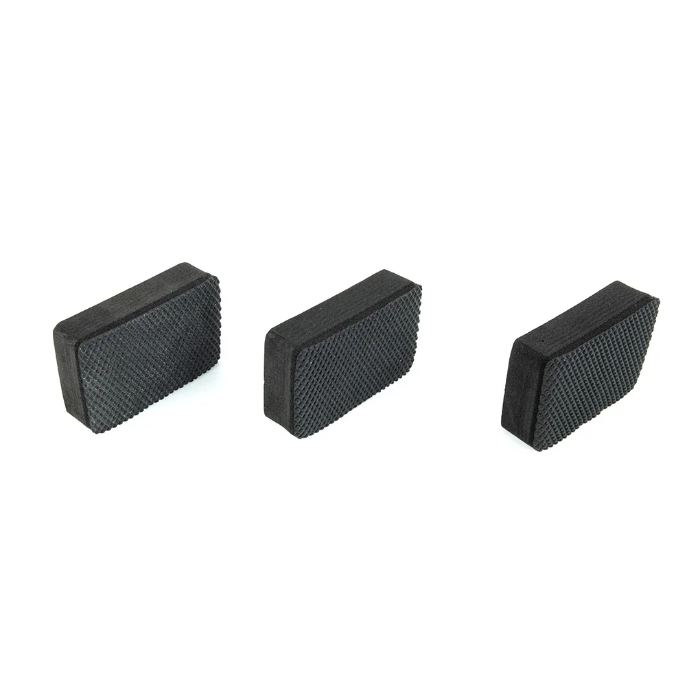 3 Pcs Auto Clay Bar Pad Sponge Block Cleaning Eraser Wax Polish Pad Kits Black For Car Hood Roof Windshield Kitchen Cathroo