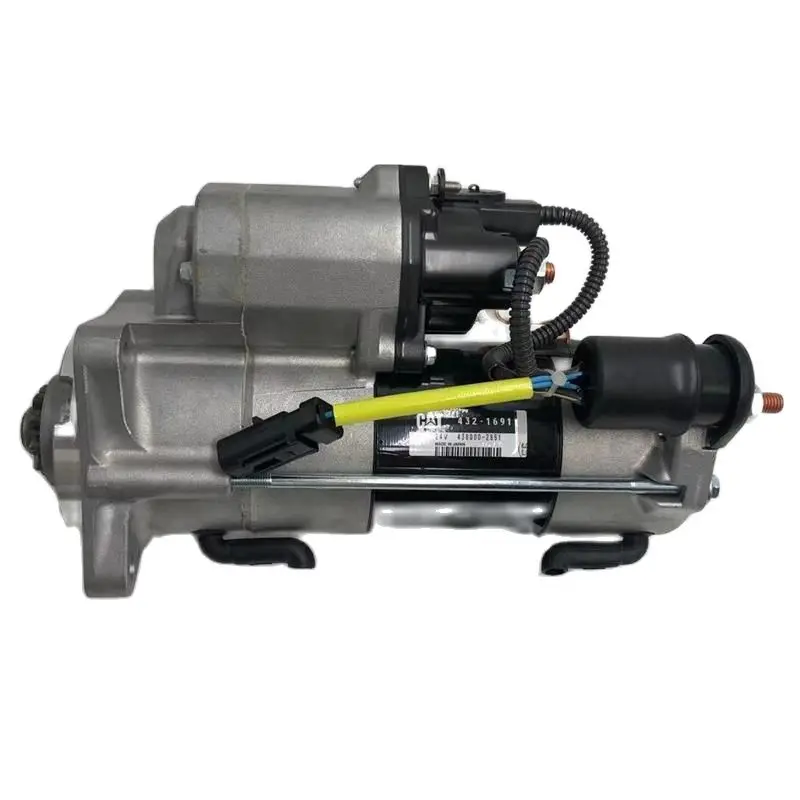 

for Suku Cadang Ekskavator Cat 312E 314E 315E 320DGC Motor Starter Ekskavator Asli Starter Motor 432-1691 Kualitas Perakitan