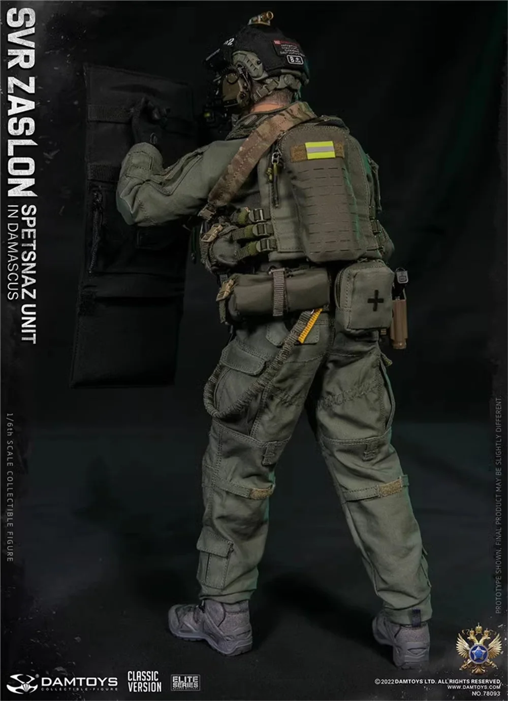 DAMTOYS DAM 78093 Russian SPETSNAZ Special Unit Team Soldiers Classic Version Full Set Moveable Action Figure 1/6