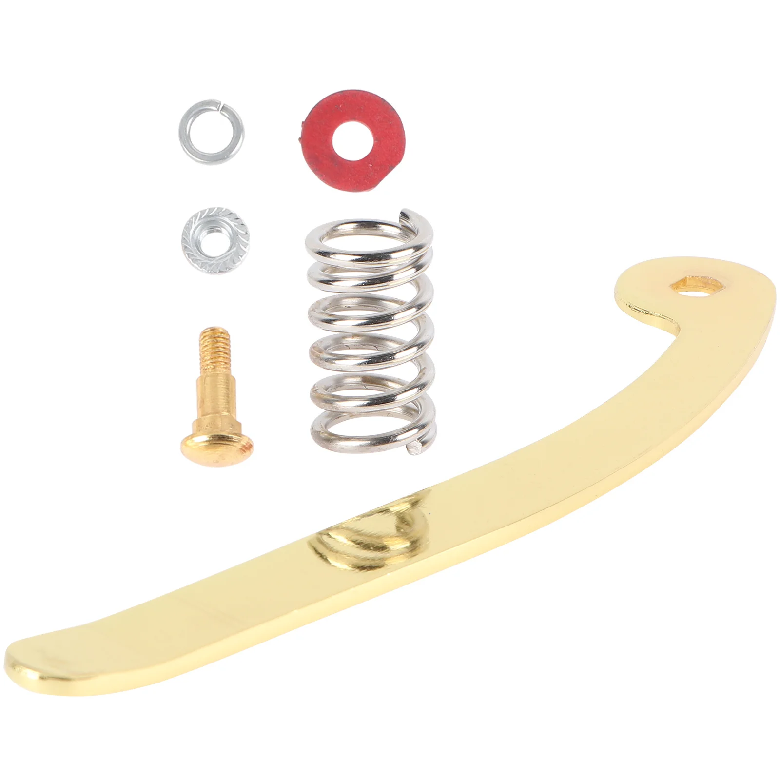 

Guitar Vibrato Tailpiece Golden Replacement Tremolo Bridge Parts Electric Guitar Crank Bar Spring Screw Pads Compatible