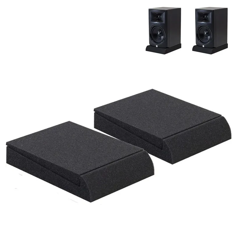 Esponja de alto-falante almofada de absorção de choque monitor de mesa esponja de alto-falante de mesa almofada de absorção de choque almofada de esponja antiderrapante