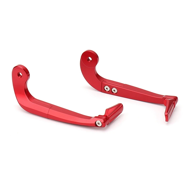 Motorcycle Handlebar Grips Brake Clutch Levers Handle Bar Guard Protector For CFMOTO 450SR 450 SR 2022 2023 Accessories (Red)