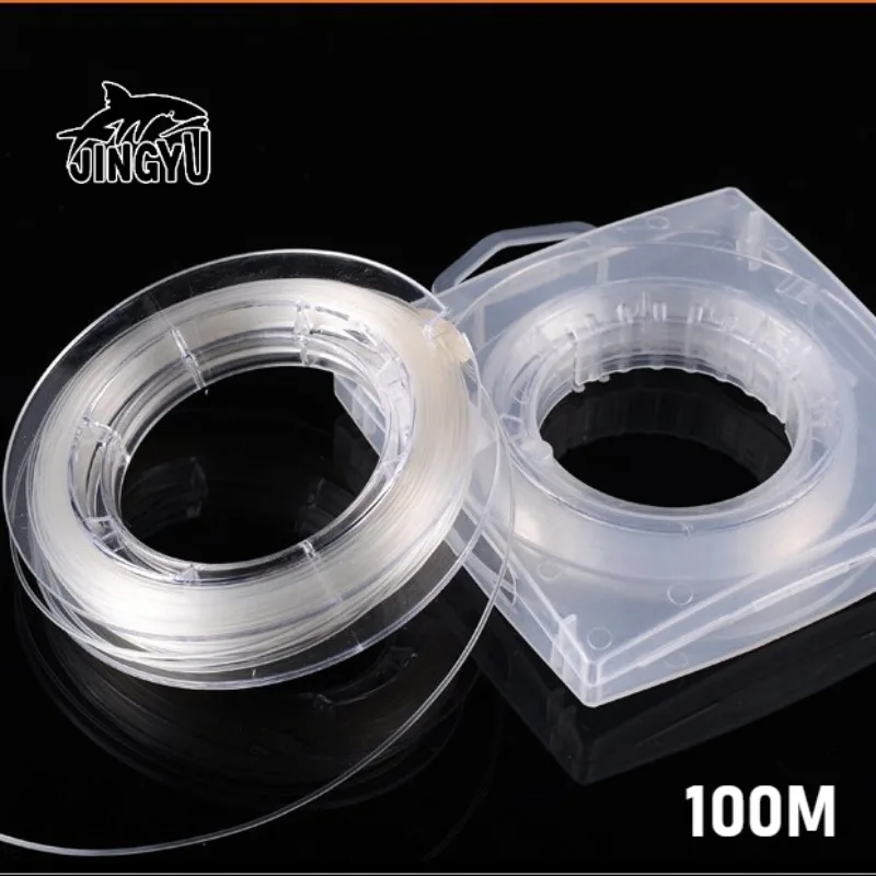 

Linha De Pesca Monofilamento Premium 100m Fio De Pesca De Fluorocarbono Original Japonês 5LB A 38LB Linha Líder Transparente