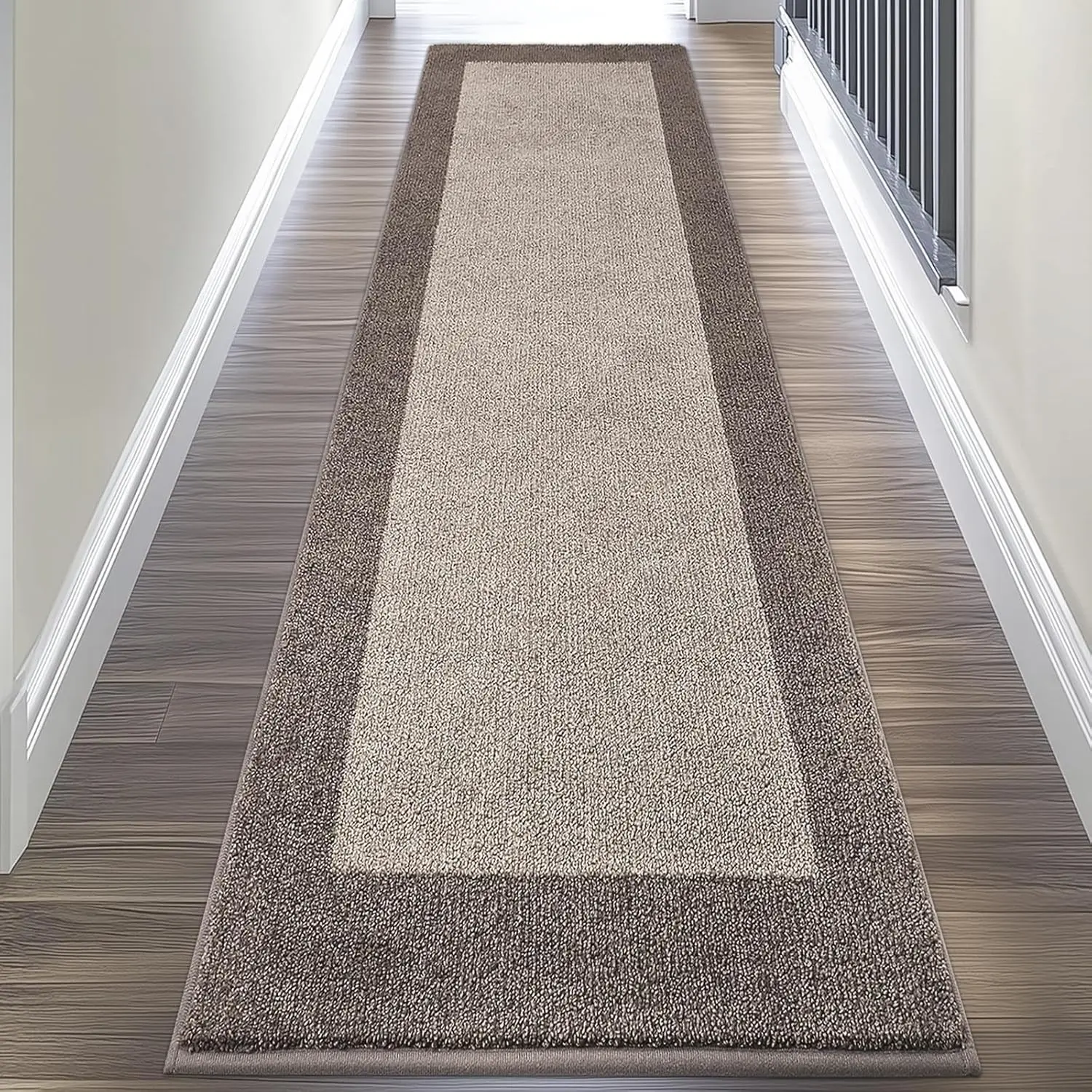 

Нескользящий кухонный коврик-дорожка, 24x96 дюймов, машинная стирка, для прихожей и ванной комнаты