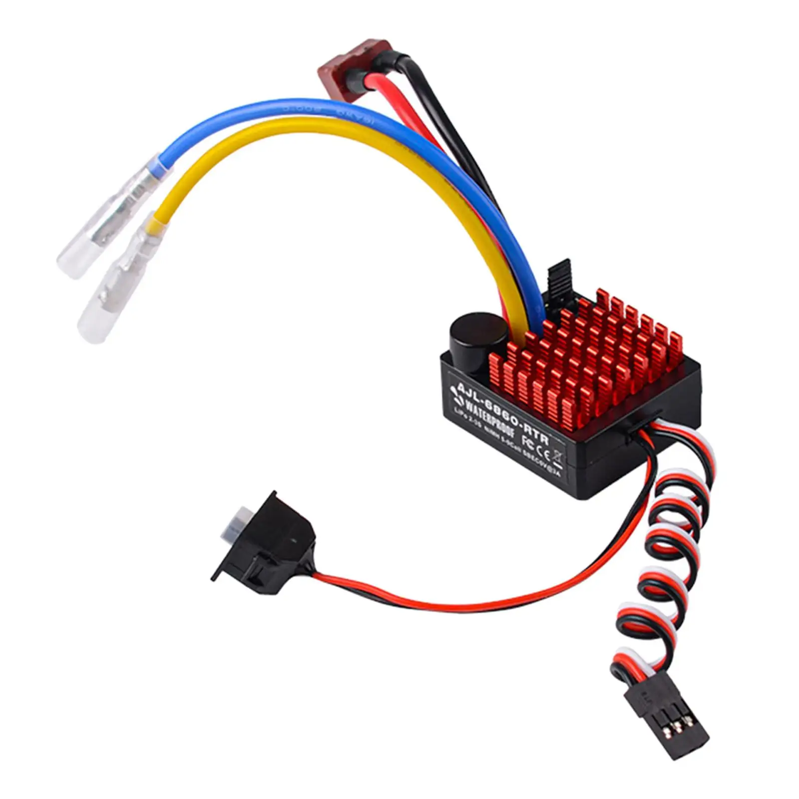 60a elektrischer Drehzahl regler Elektronen drehzahl regler Temperatur regelung RC Modell autoteile RC Esc für DIY Raupen auto