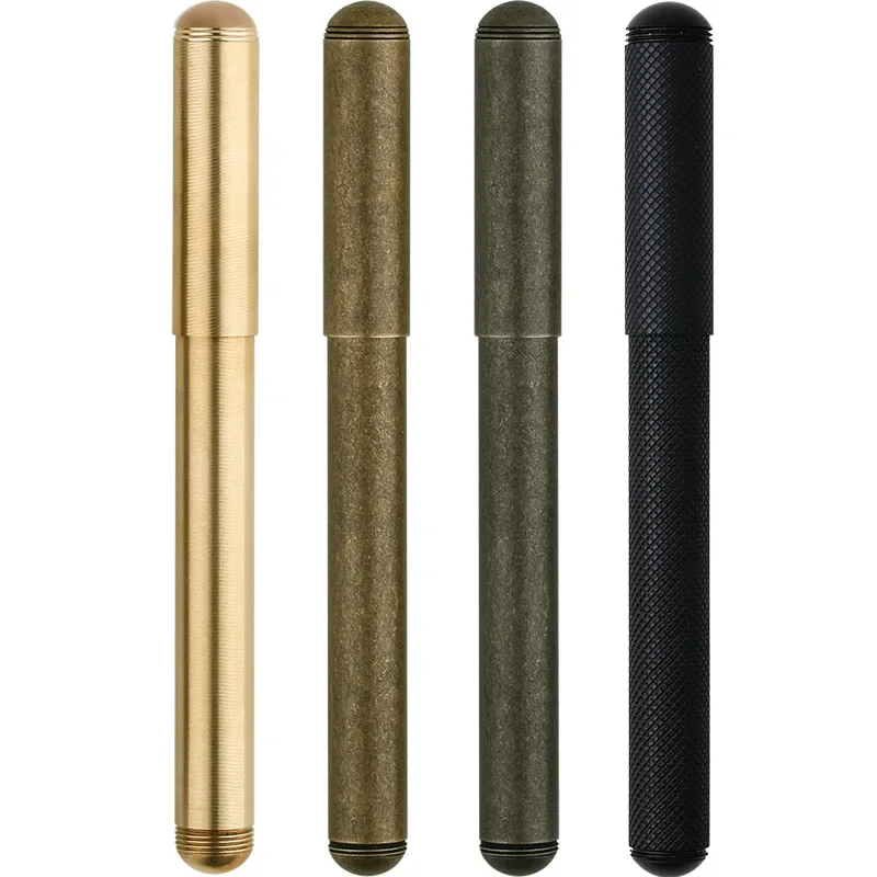 

Классический ретро-элемент, полностью медная авторучка, аппликатор с вращающимися чернилами, бизнес-подпись, подарочная ручка для практики письма для студентов