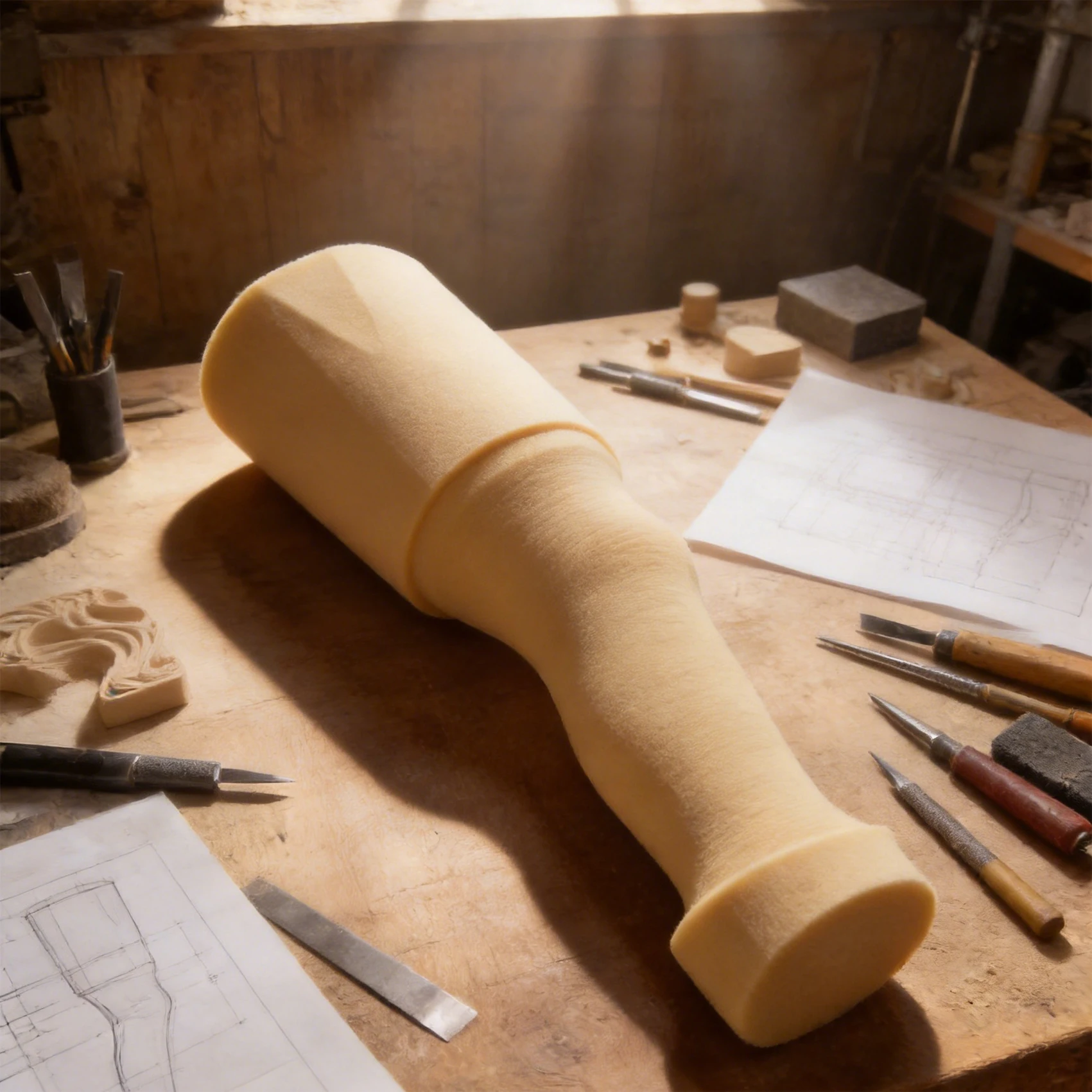 AK Cosmetic Foam Model (Preformed) Durable Lightweight and Flexible for Prostheses