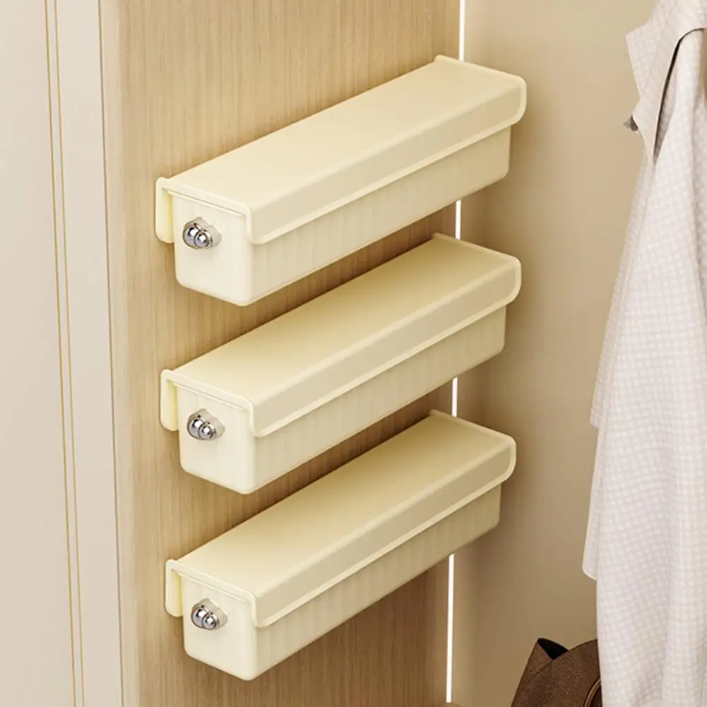 صندوق تخزين قابل للتعديل يربك صندوق تخزين جوارب داخلية مثبت على الحائط مع مقصورات متعددة مضادة للغبار للجوارب للخزانة
