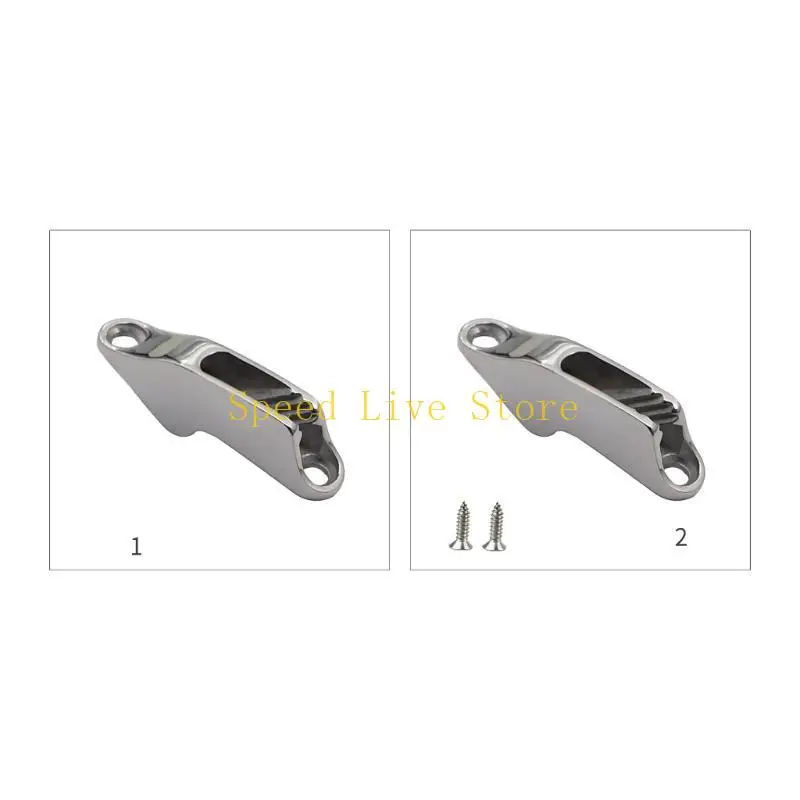 547C Heavy Duty Stainless Steel Rope Clip Rope Threader Buffer Secure Fastener Durable Docking Accessory Yacht & Boats Part