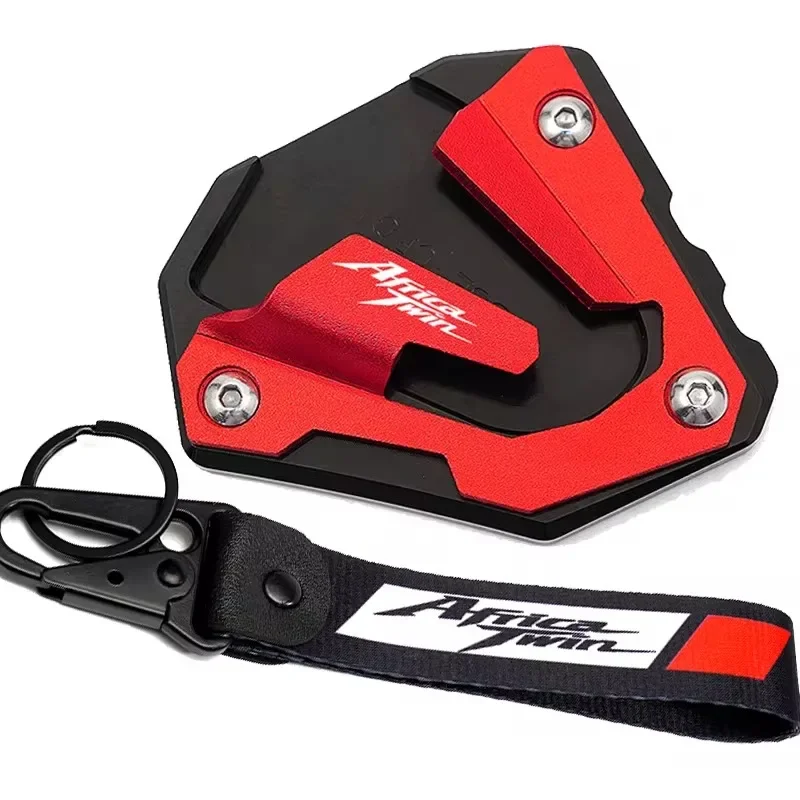For Honda CRF1000L CRF 1000 L Africa Twin 1000L 2018 2019 Parts Side Stand Extension Kickstand Enlarge Pad Keychain Keyring