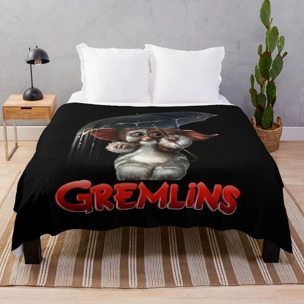 

Gremlins Gizmo Throw Blanket Bed linens Custom Plush for babies Blankets