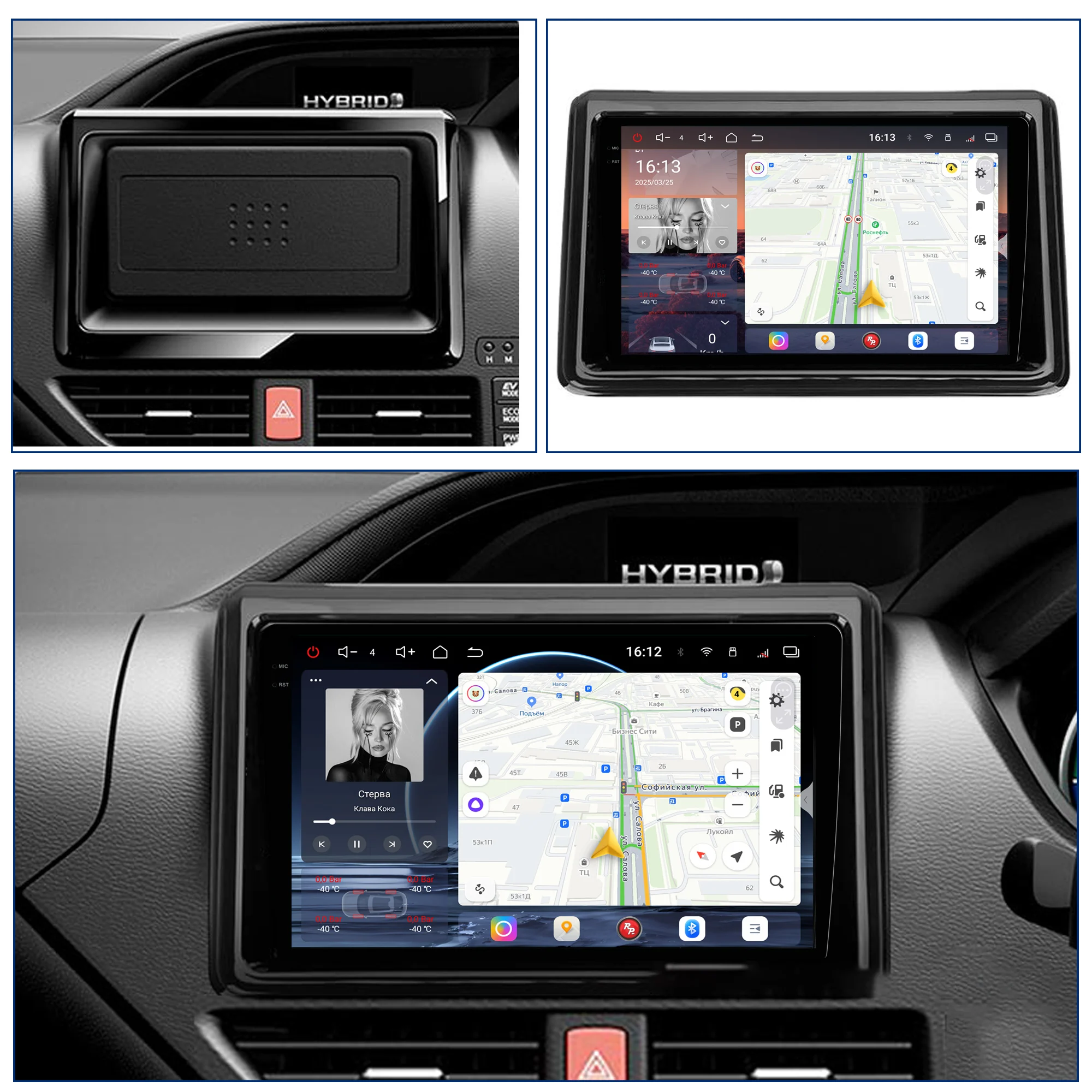 Redpower Crystal Sound 850 Pro Max Android Car Radio Player Screen for Toyota Noah 2014 - 2020 CarPlay Bluetooth Hi-Fi