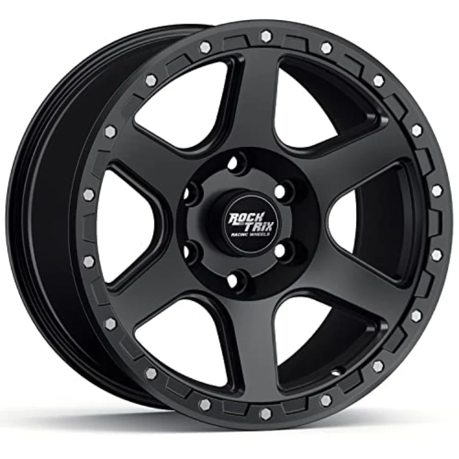 20 inch Wheel for 2001+  Tacoma 6x5.5 6x139.7 20x9 +12mm Offset 5.5 Inch Backspace 106.1mm Bore Black Compatible with 2002+ 4Ru