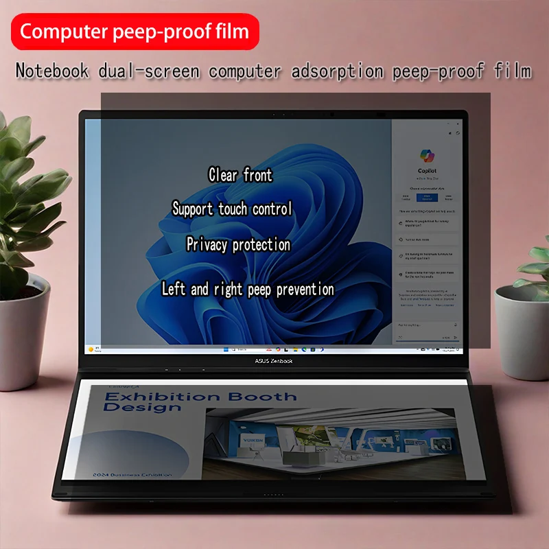 

ASUS Zenbook Duo OLED UX8406 computer anti-peep film Pro 14 Duo UX8402 matte anti-glare UX582 dual-screen anti-peep filter film