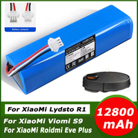 14.8V Original 12800mAh Li-ion Battery Lydsto R1,Roidmi Eve Plus,Proscenic M7 MAX,M7 Pro,M8 Pro,U6,Lenovo LR1 Vacuum Cleaner