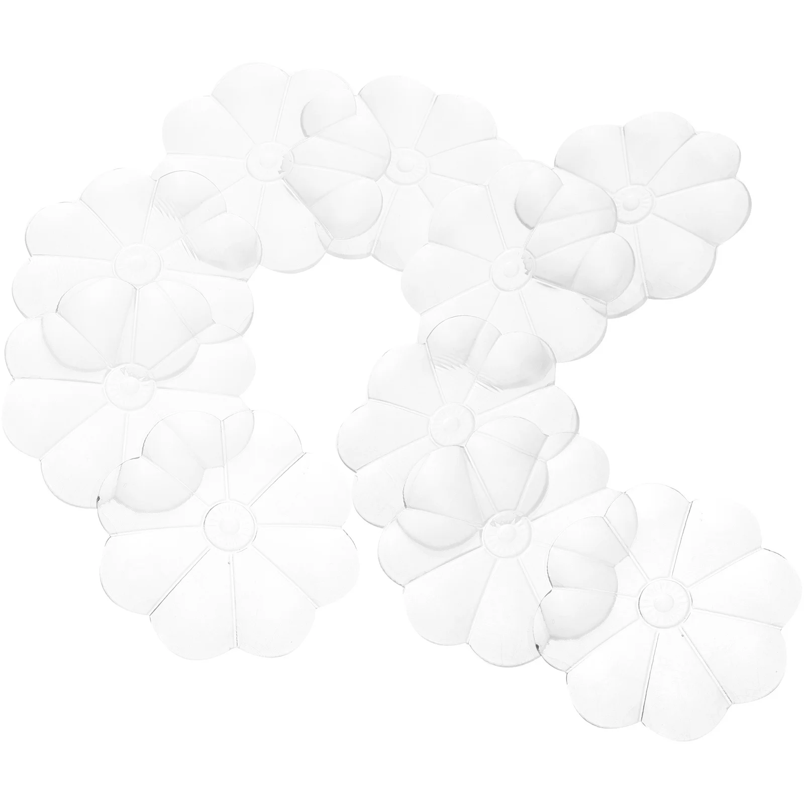 10 قطعة مصدات مقبض الباب حماة الحائط بتلات زهرة شكل ذاتية اللصق المضادة للتصادم منصات لحماية الأثاث