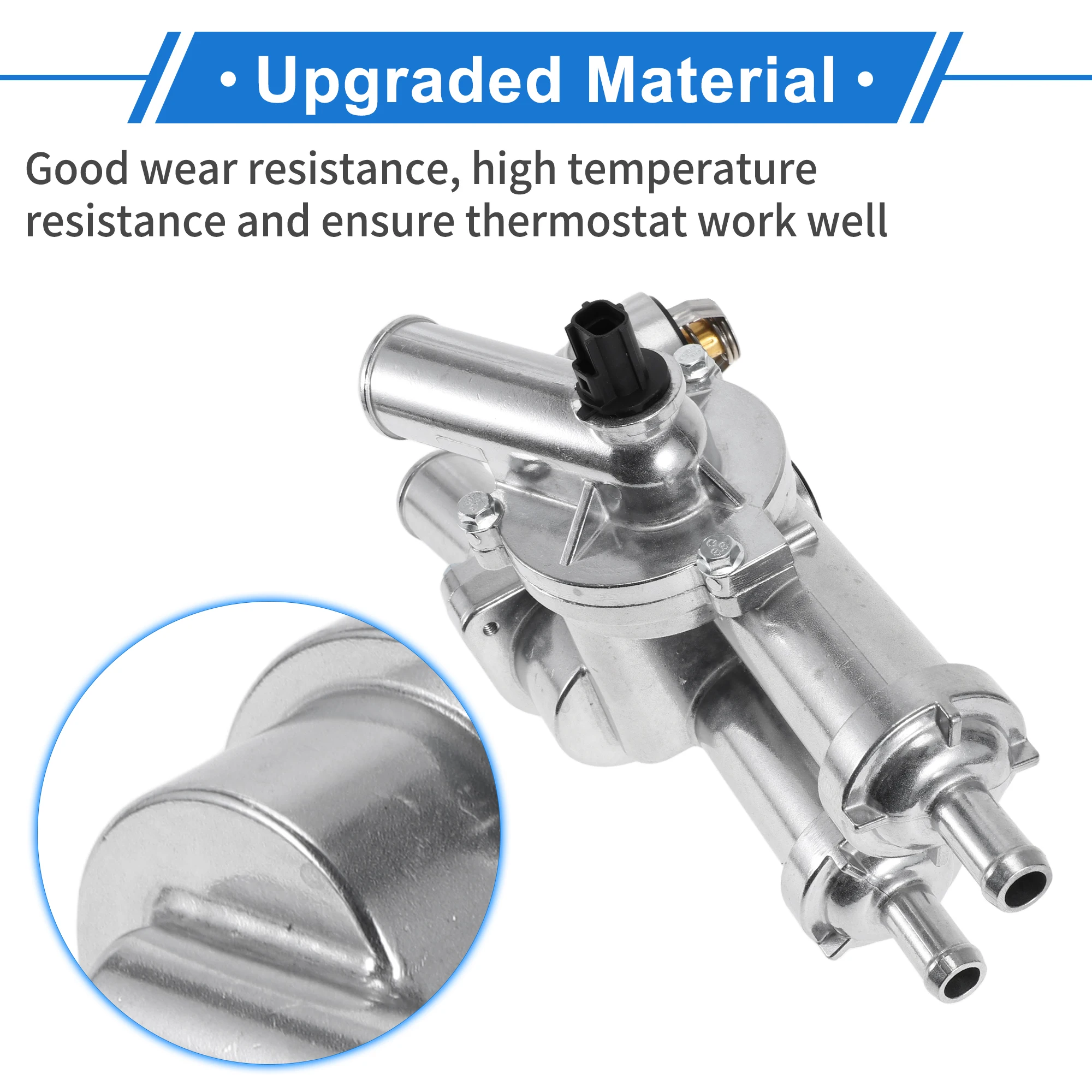 X Autohaux ترقية الألومنيوم ترموستات الإسكان ل دودج رحلة 2009-2020 68003582AB