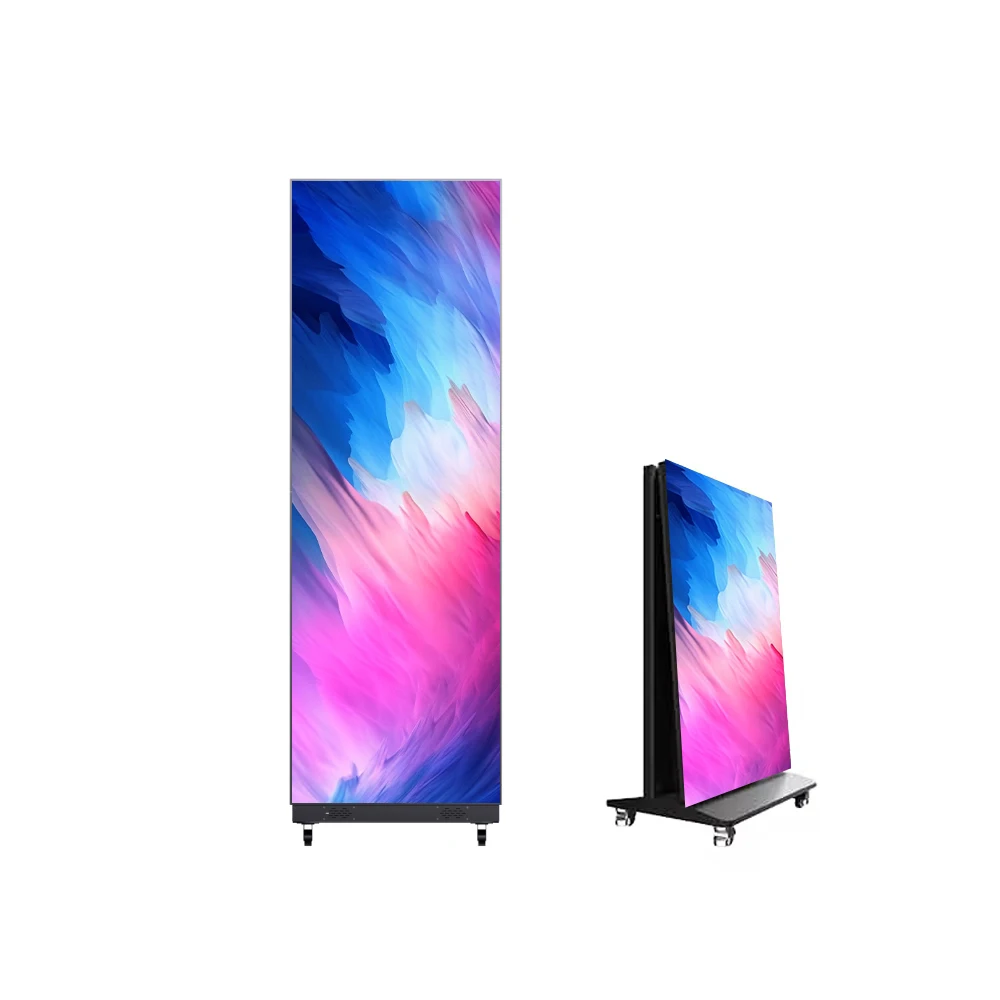 Screen New Design Foldable Removable Poster Screen HD Die-cast Aluminum Advertising Machine Suitable For Store Advertising