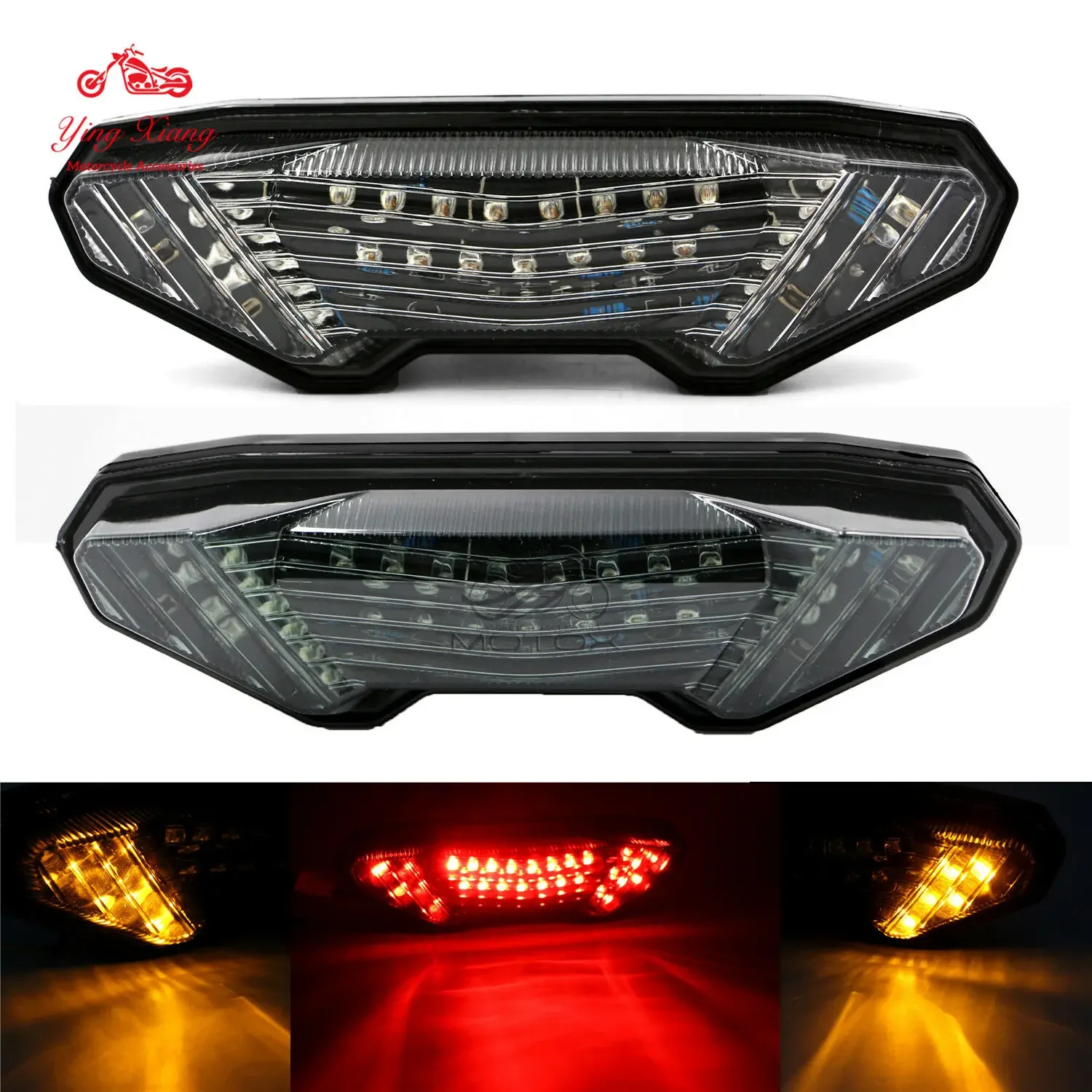 

Fit For Yamaha MT-10 MT10 FZ10 2016-2018 MT-09 FZ09 2013-2016 Motorcycle Rear Tail Light LED Turn Signal