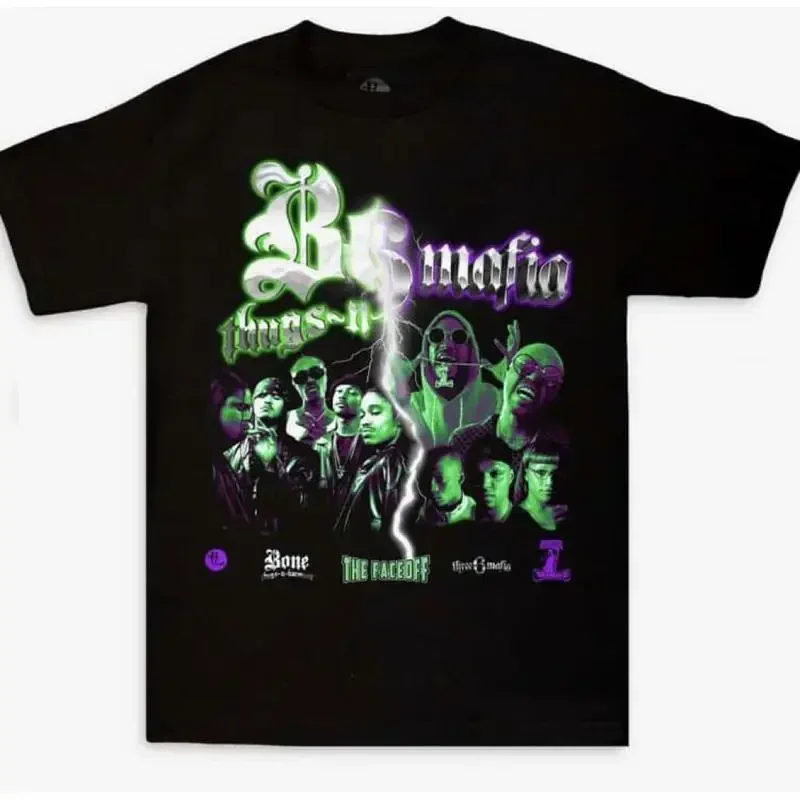 Футболка ограниченного выпуска Bone Thugs N Harmony And Three 6 Mafia