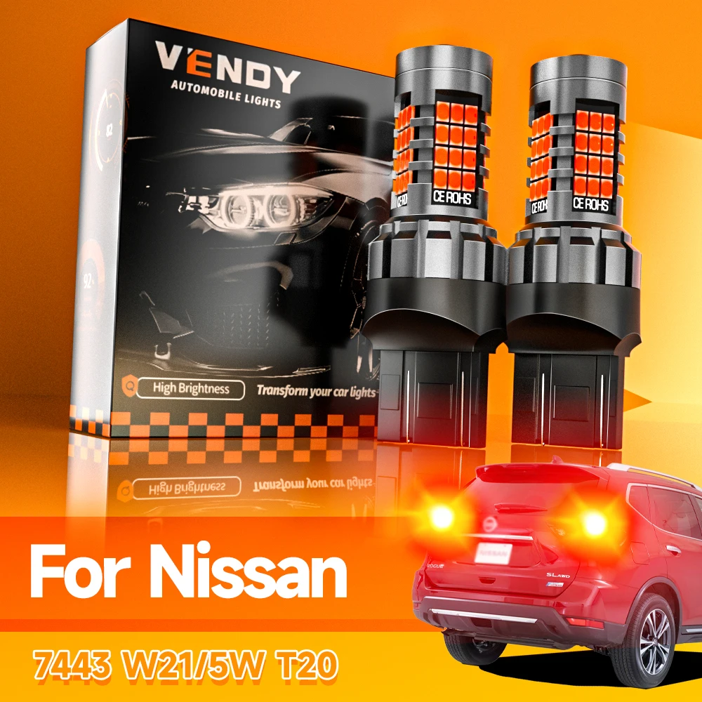 �y�Z�[�����z2x LED�u���[�L�����v W21/5W 7443 T20 ���Y �A���e�B�} �N�G�X�g ���[�O �L���[�u �W���[�N �}�C�N�� �o�[�T �m�[�g �G�N�X�g���C�� T31 T32 �p�X�t�@�C���_�[ R52�p