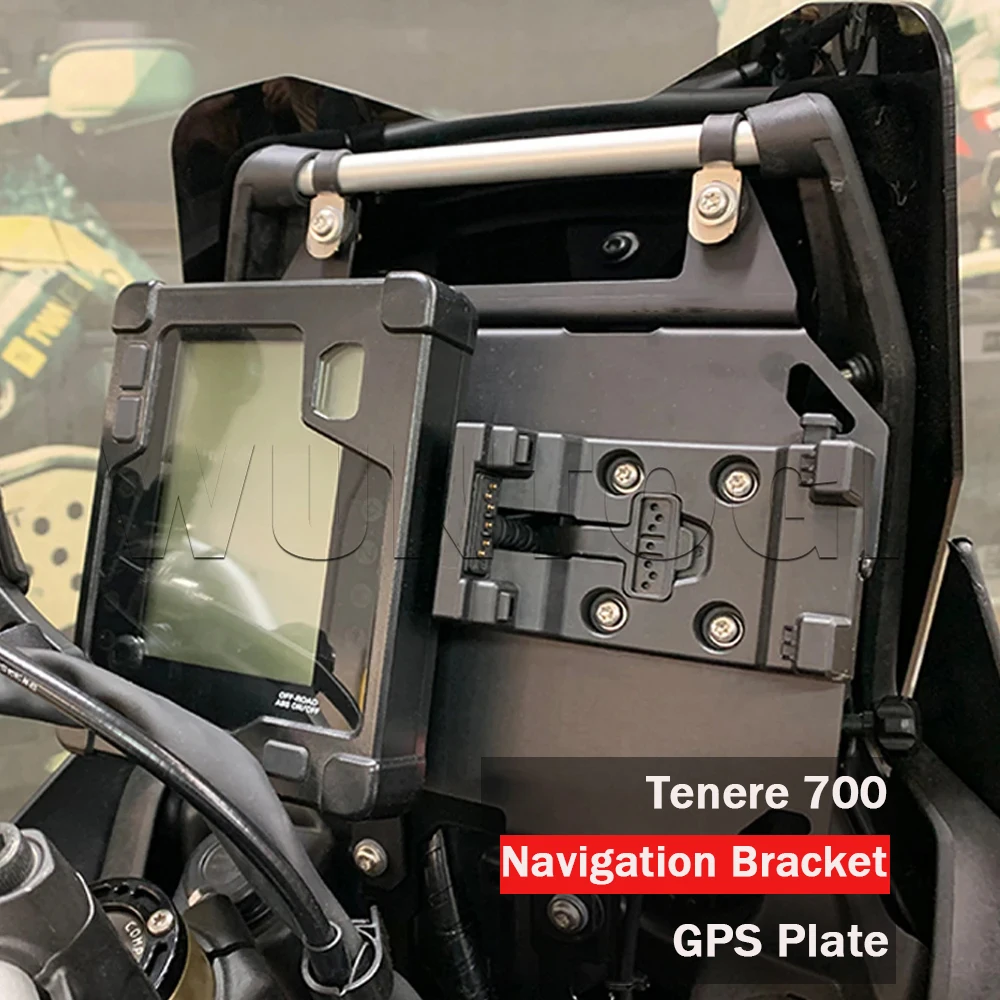 

Tenere 700 Motorcycle Navigation Bracket GPS Plate Aluminum For Yamaha T 700 T7 T700 XTZ Mobile Phone Holder TFT LCD 2019-2023