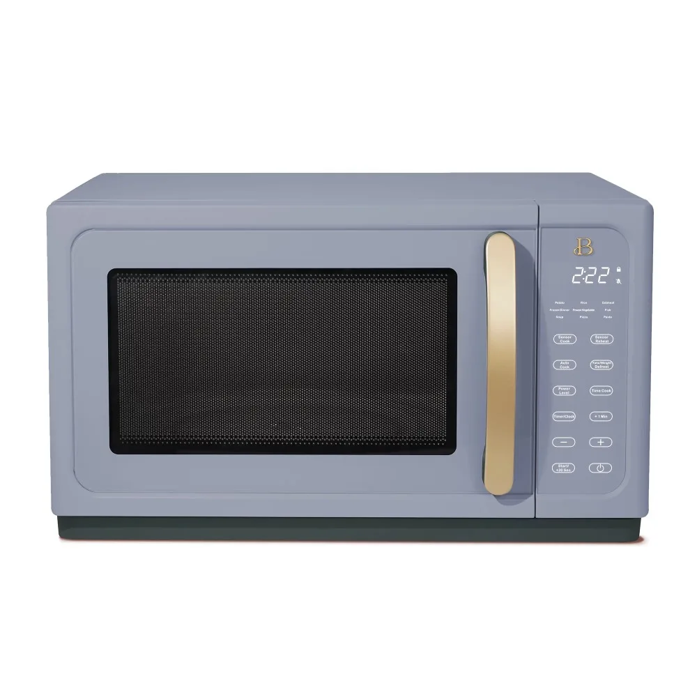 

Beautiful 1.1 Cu ft 1000 Watt, Sensor Microwave Oven, Cornflower Blue by Drew Barrymore, New