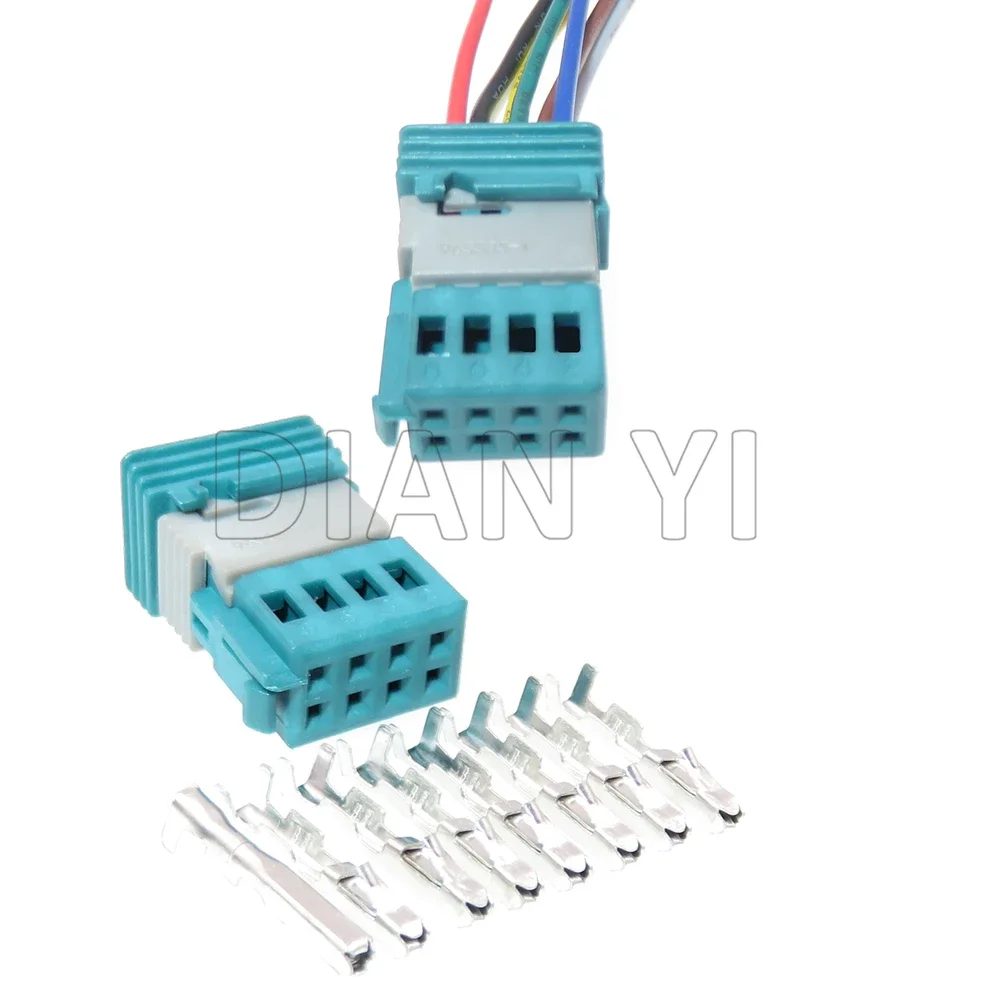 

1 Set 8 Way AC Assembly Auto Low Power Direction Machine Angle Sensor Wire Cable Plastic Housing Socket 9-965382-2 For Chevrolet