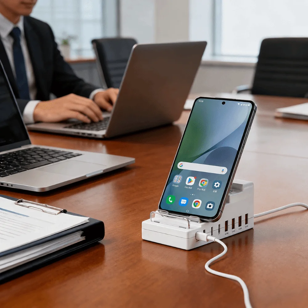 Multi Port Type-C HUB Practical Stable Multi Port Docking Station Convenient Compact USB Splitter Daily Charging