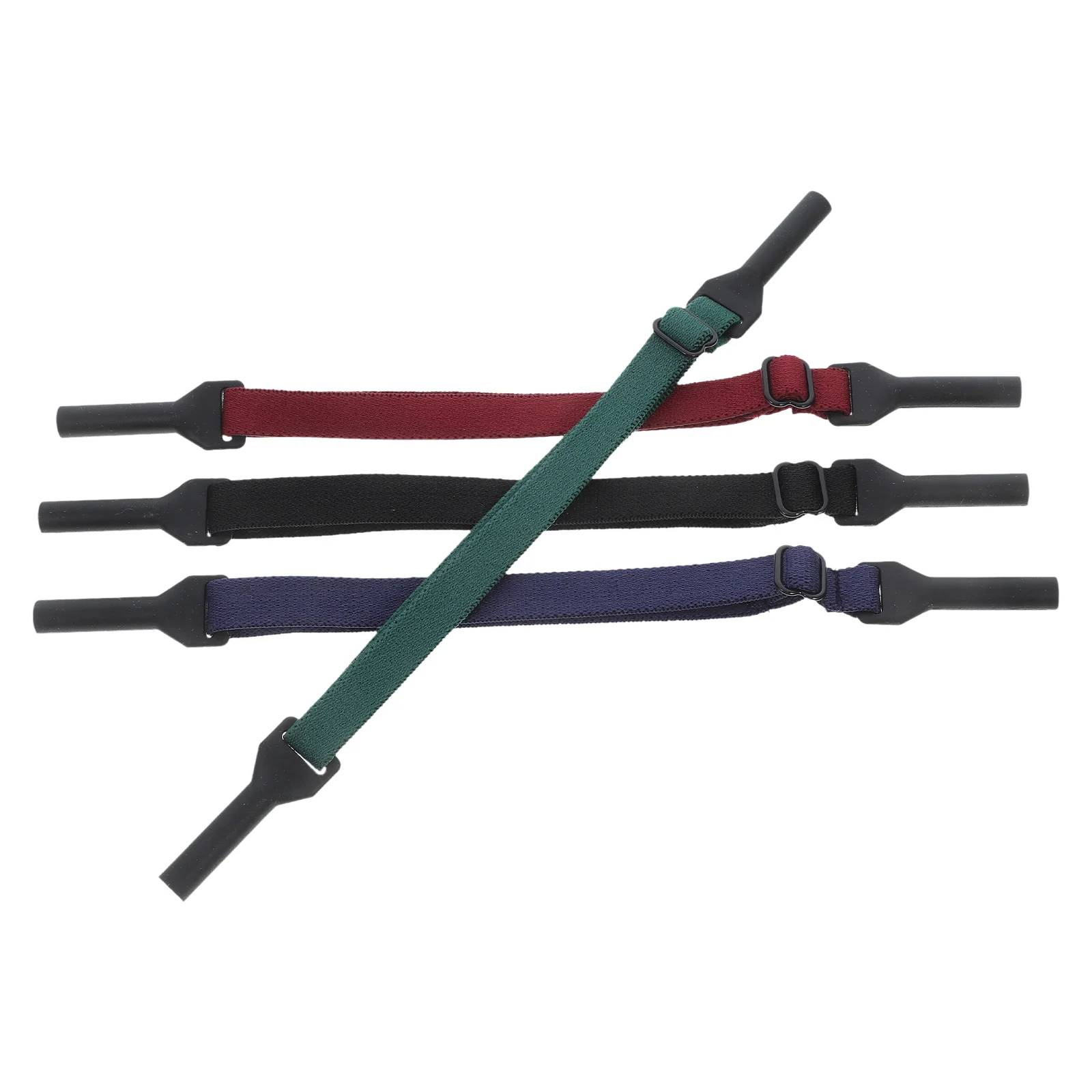 

4pcs Non-slip Glasses Rope Adjustable Elastic Eyeglass Holders Around Neck Long Design Material Polyester Strap Child