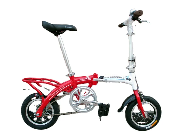 GOGOBIKE12 Inch Mini Bike for Student, Portable, Male and Female, Adult Aluminum Alloy, Ultra Light Folding Bicycle, Gift