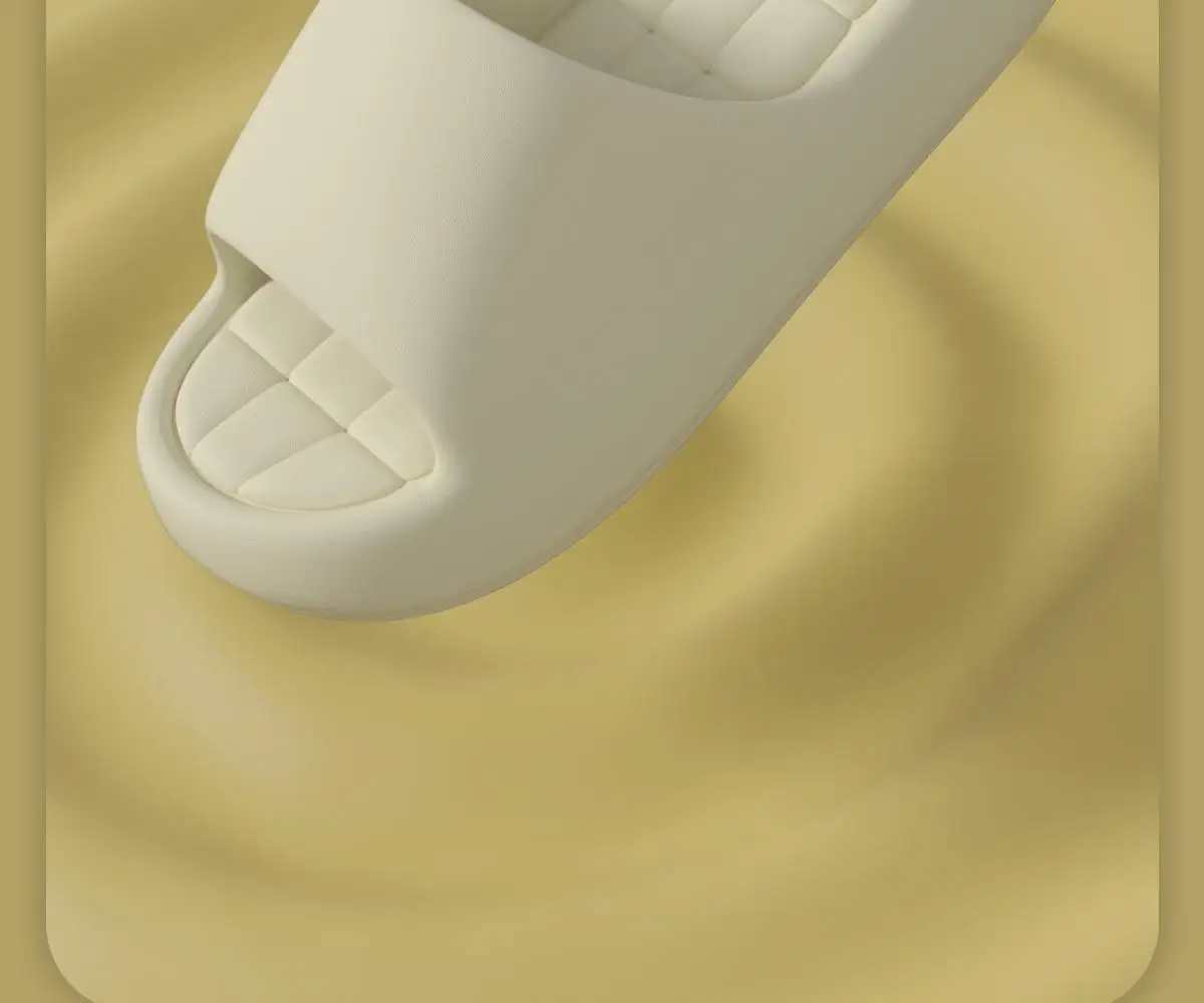 Pantuflas de Suela Gruesa Unisex, Antideslizantes para Baño, Cómodas para el Hogar, Sandalias Planas Modernas